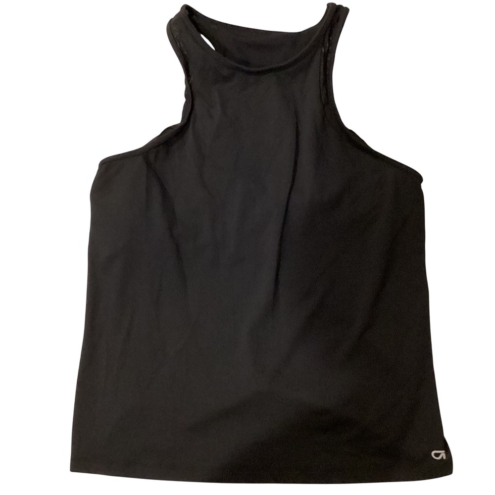 GapFit Women's Black Racerback Tank Top Athletic Workout‎ Size L